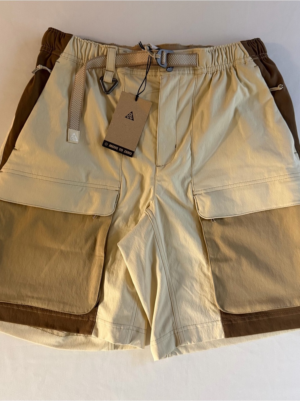 Nike ACG Smith Summit Cargo Shorts Men S Belted Hike Trail Outdoors Fishing Gorp